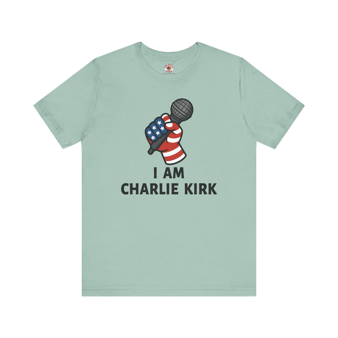 Charlie Kirk Mic T-Shirt