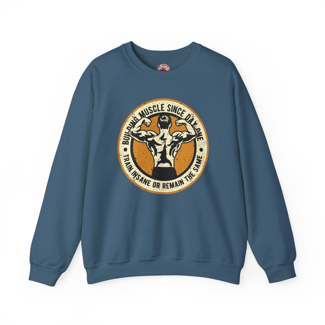 Building Muscle Since Day One Crewneck Sweatshirt