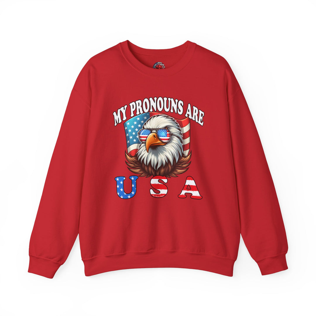 My Pronouns Are U.S.A Crewneck Sweatshirt