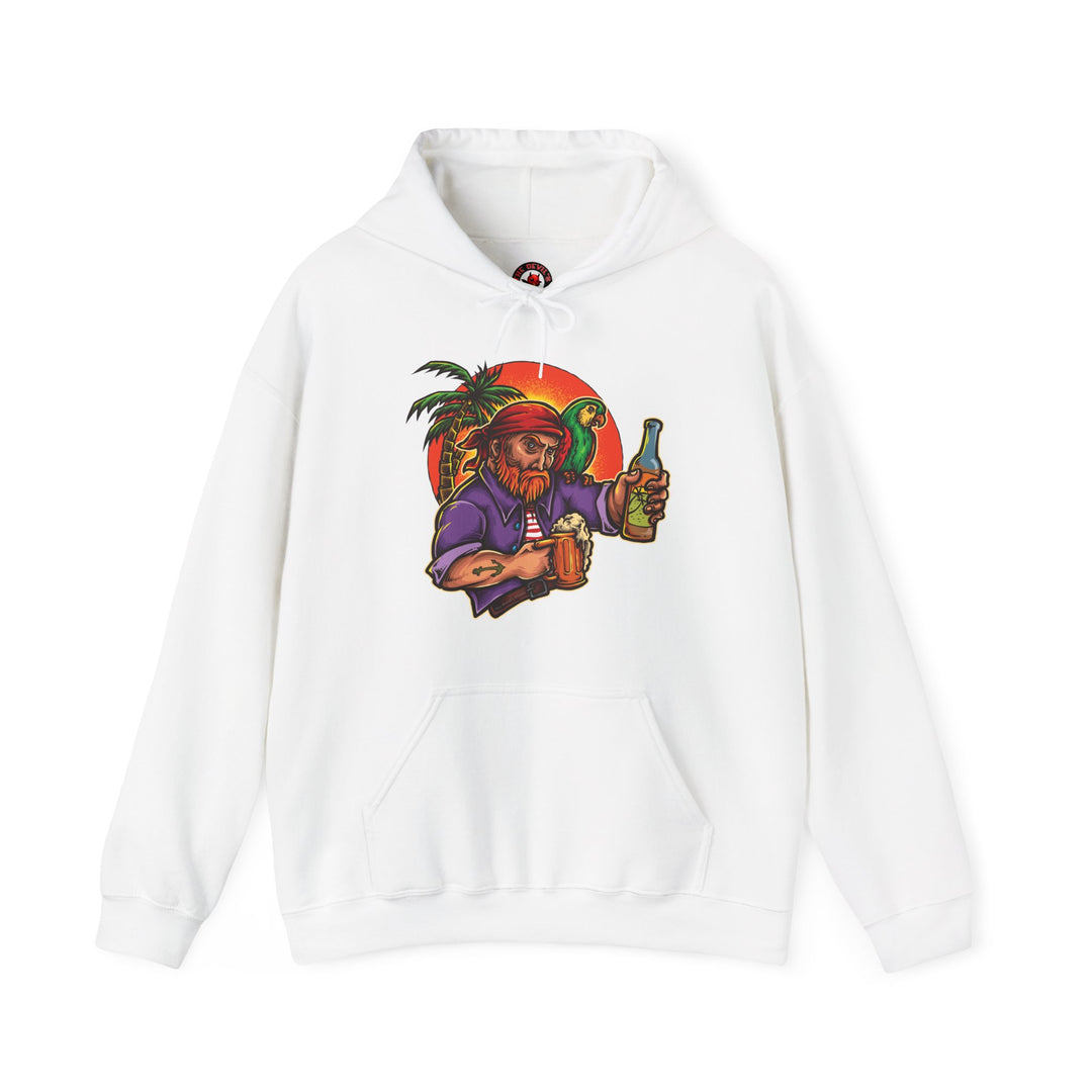 Sunset Pirate Beer Hooded Sweatshirt