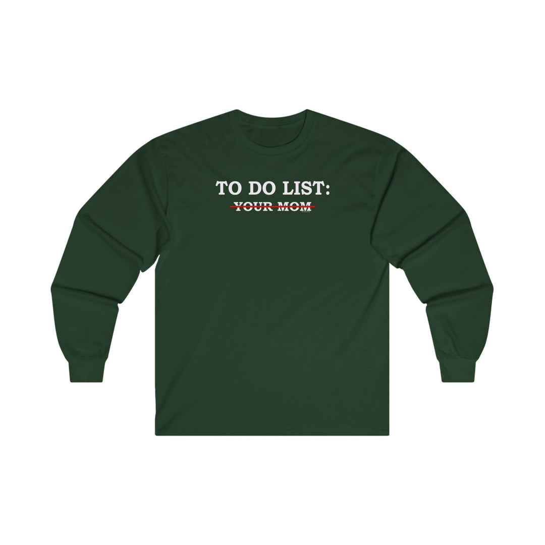 To Do List Long Sleeve Tee