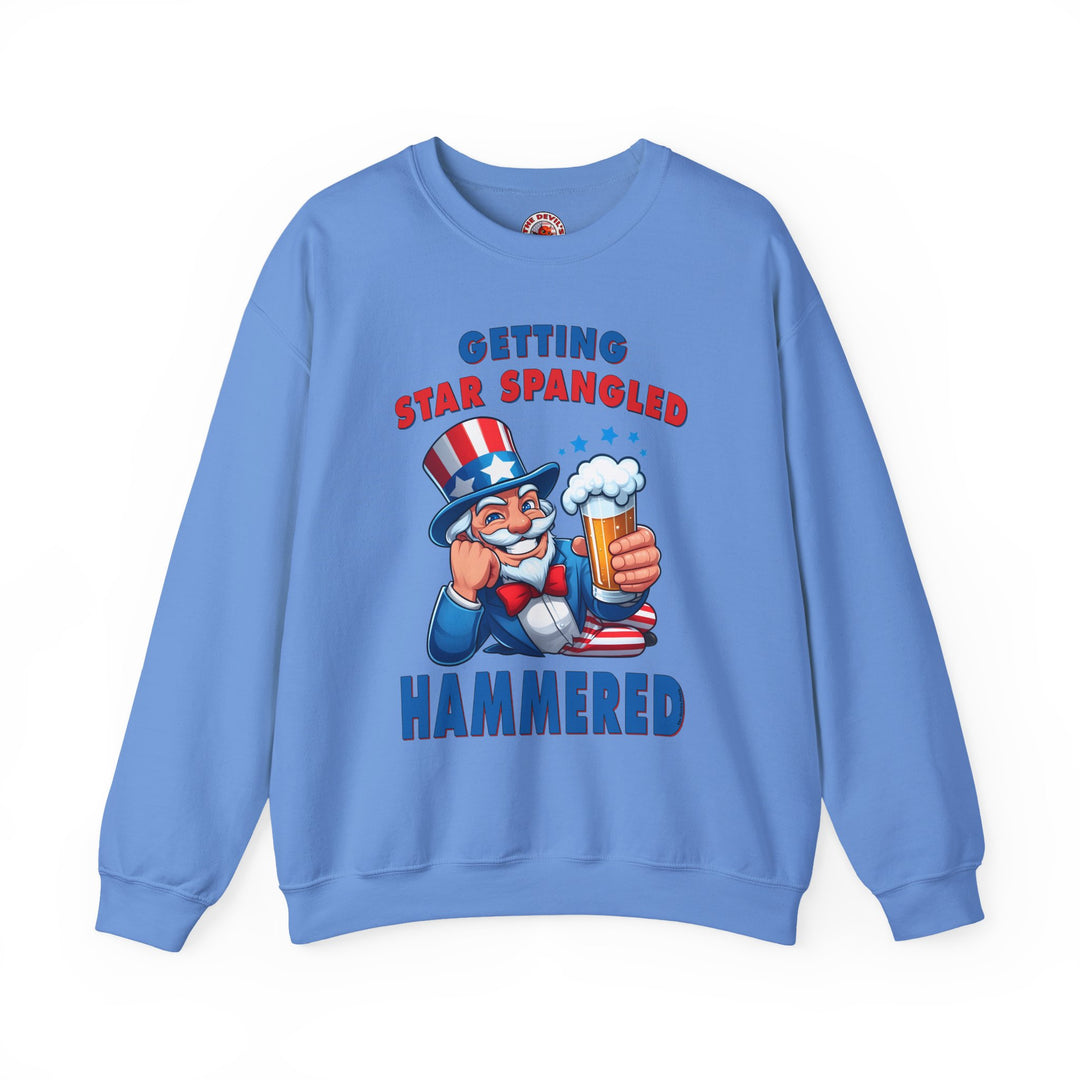 Star Spangled Hammered Crewneck Sweatshirt