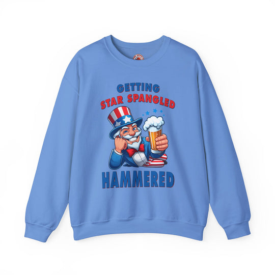 Star Spangled Hammered Crewneck Sweatshirt