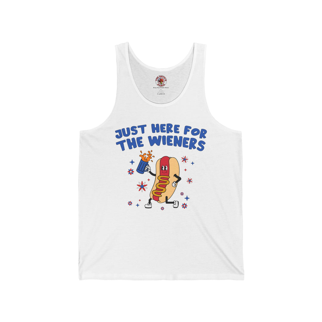 Just Here For The Wieners Tank Top