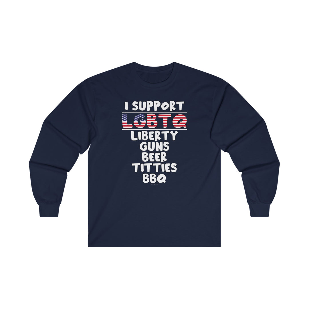 I Support LGBTQ Long Sleeve Tee