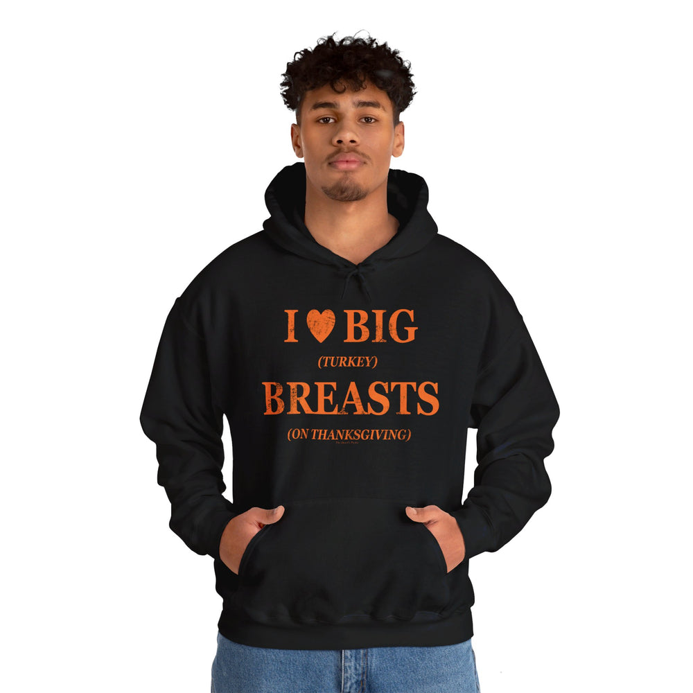 I Heart Big Breasts Hooded Sweatshirt