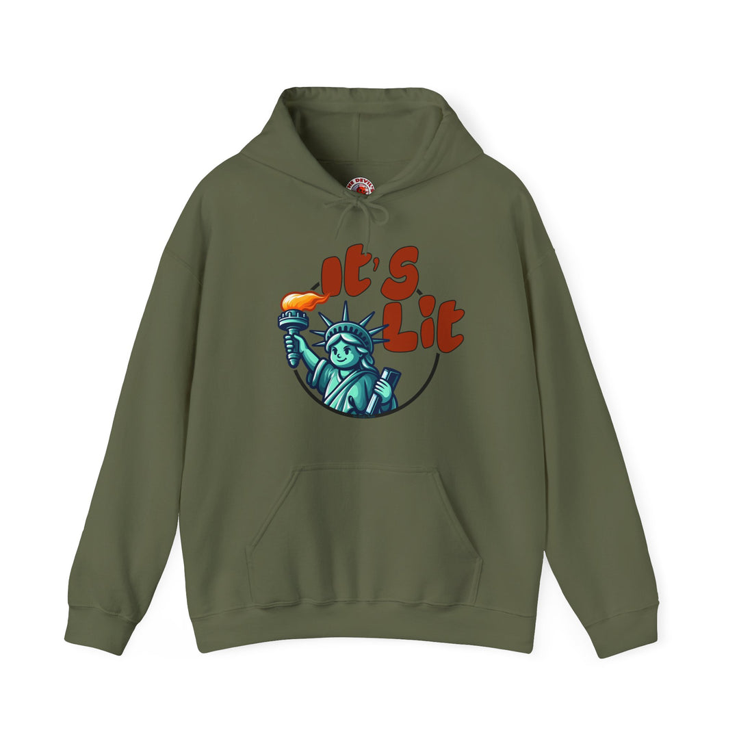 It's Lit Hooded Sweatshirt