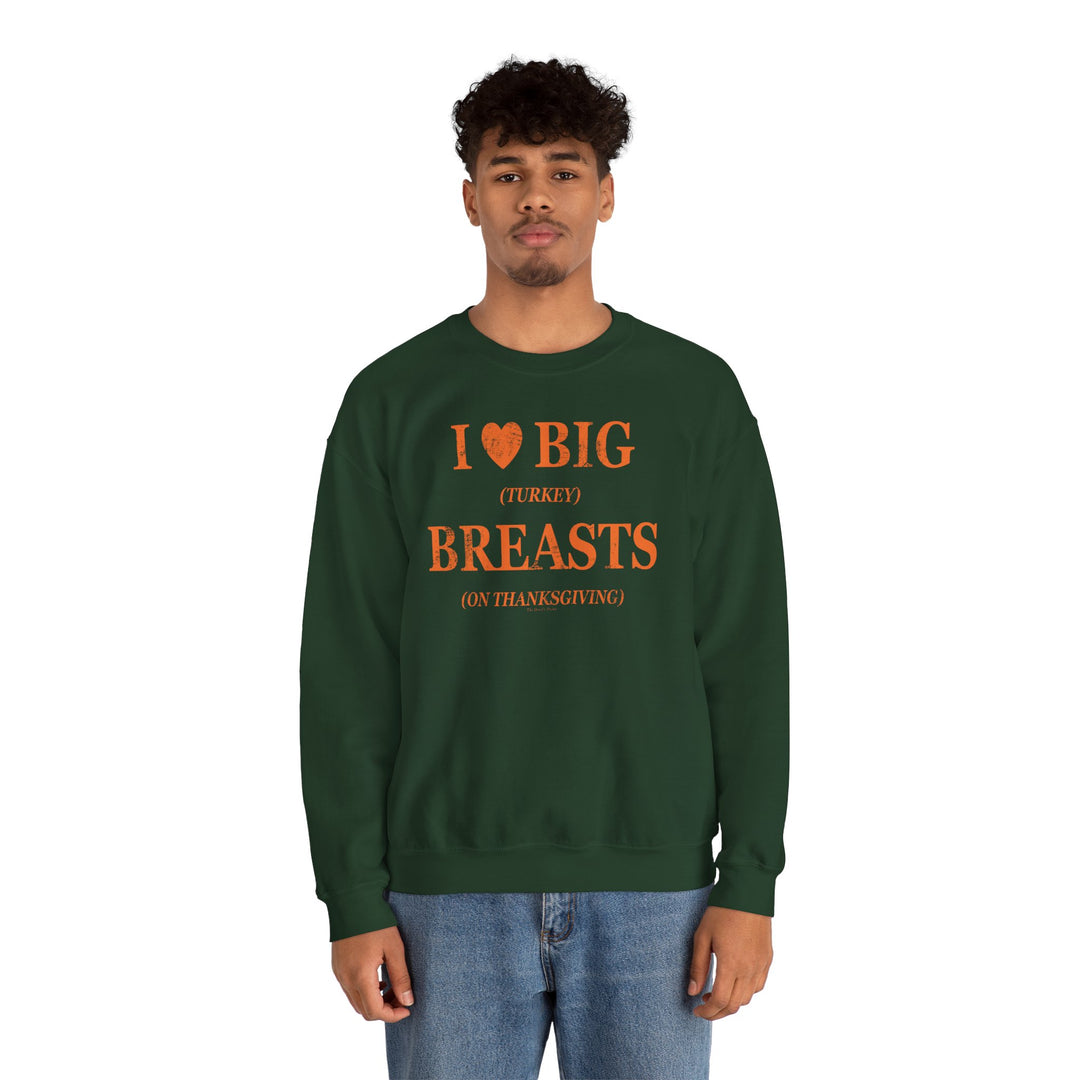 I Heart Big Breasts Crewneck Sweatshirt