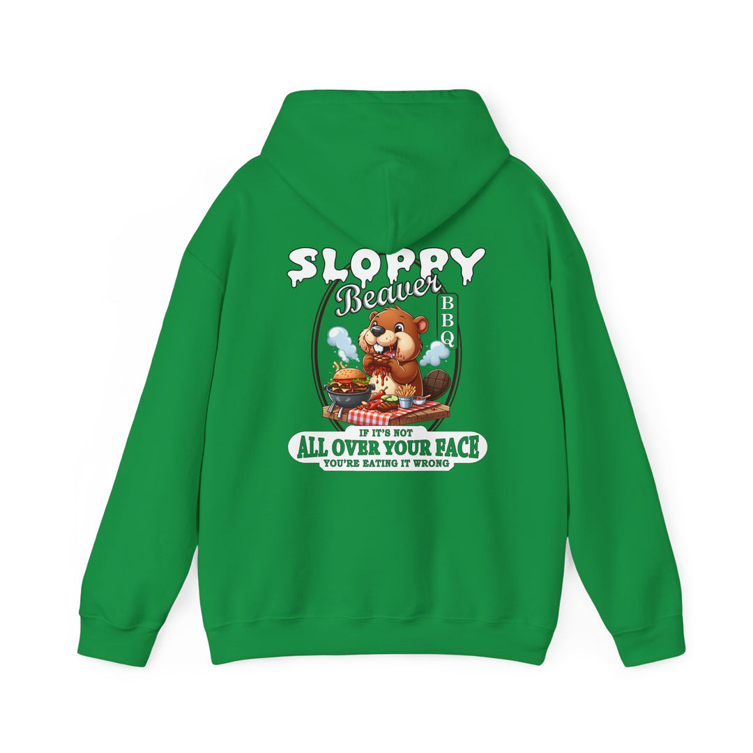 Sloppy Beaver BBQ Back Hooded Sweatshirt