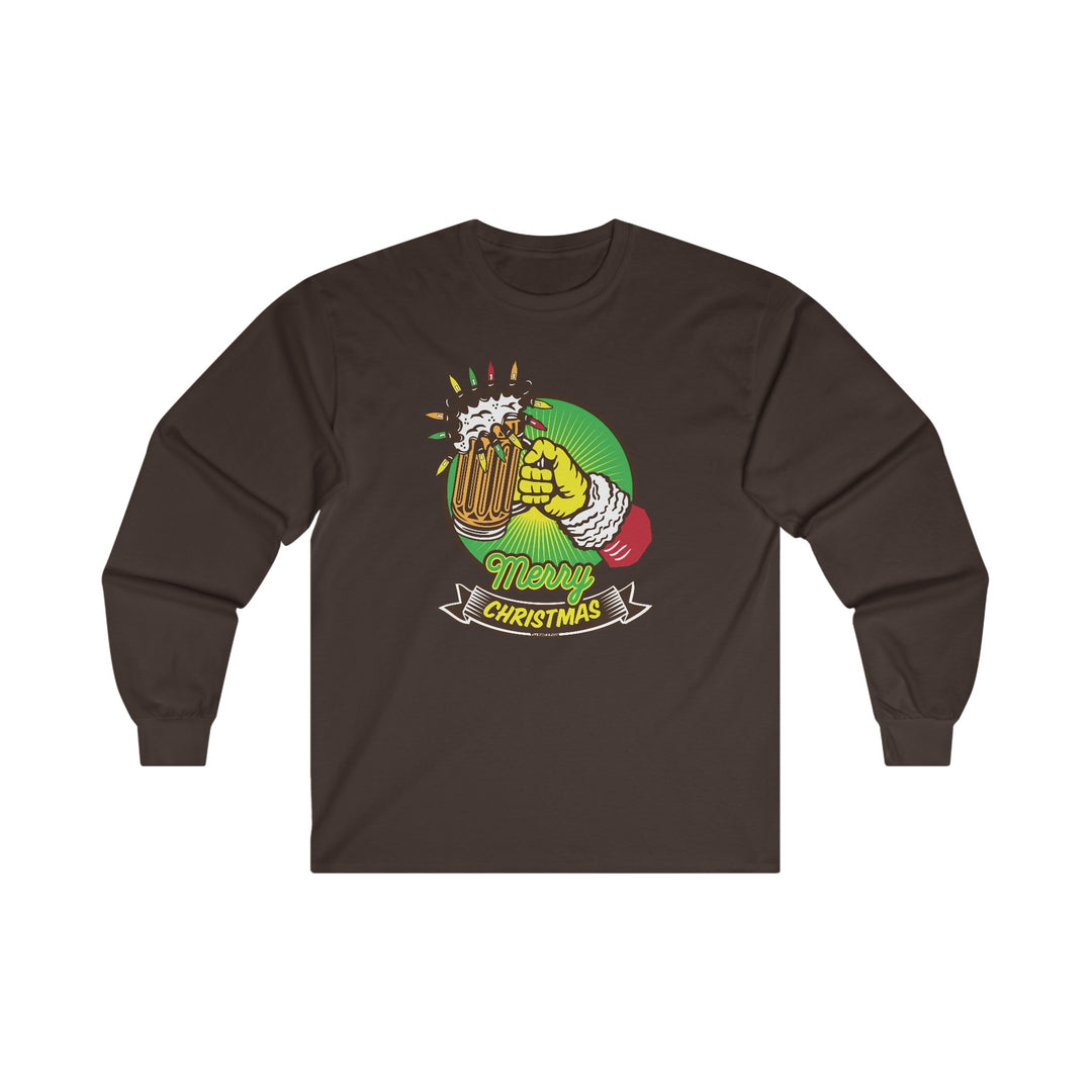 Merry Christmas Beer Long Sleeve Tee