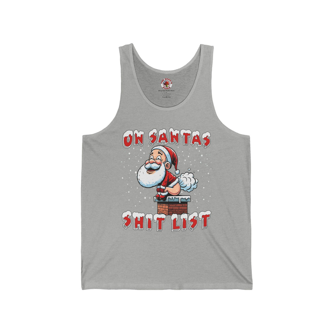 On Santa's Shit List Tank Top