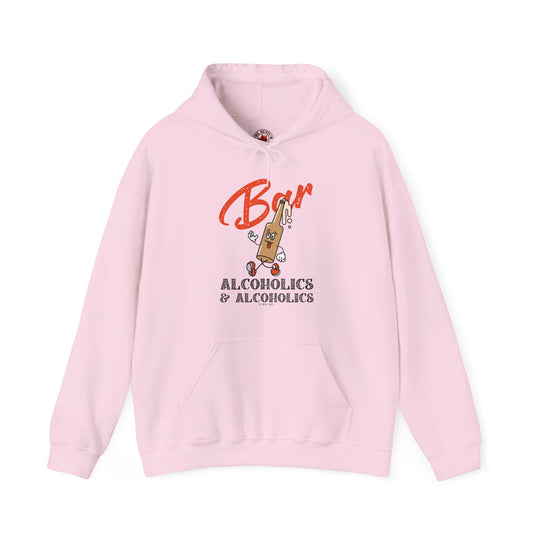 Bar Alcoholics & Alcoholics Hooded Sweatshirt