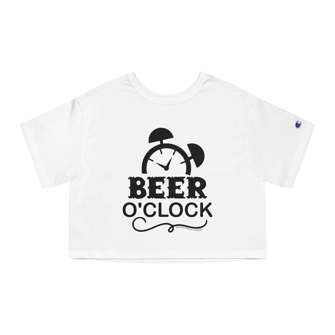 Beer O'clock Cropped T-Shirt