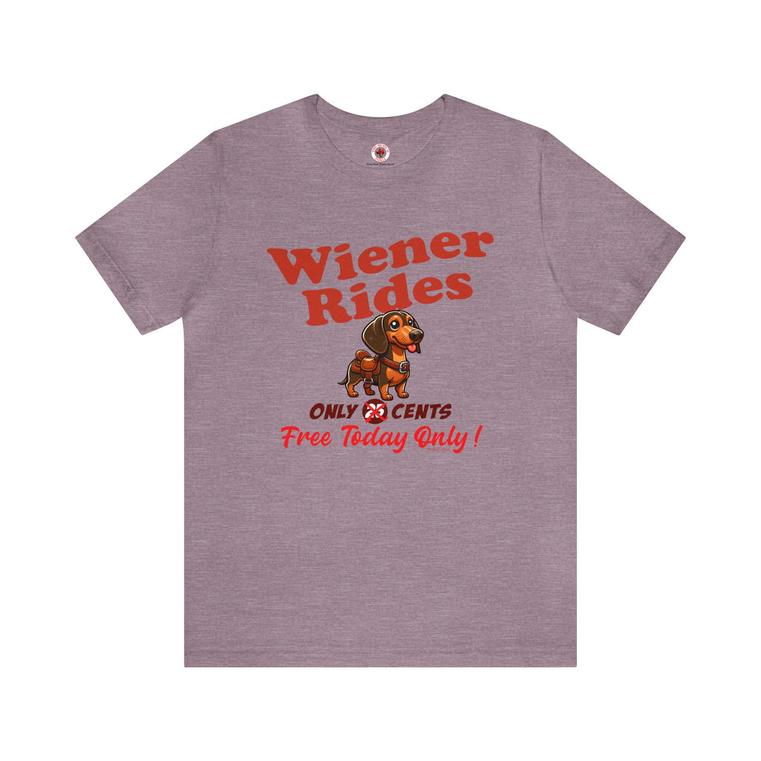 Free Wiener Rides T-Shirt