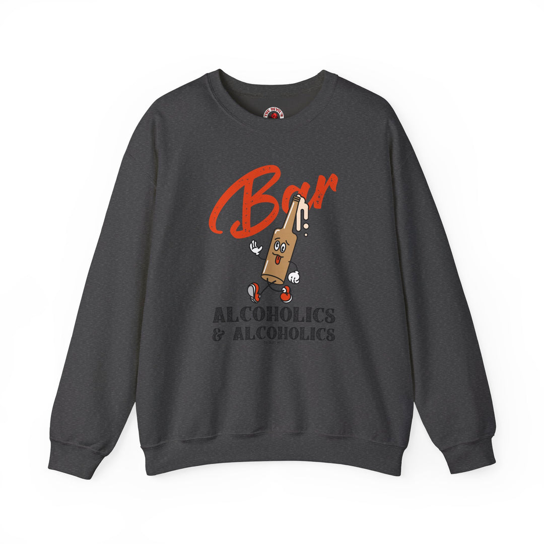 Bar Alcoholics & Alcoholics Crewneck Sweatshirt