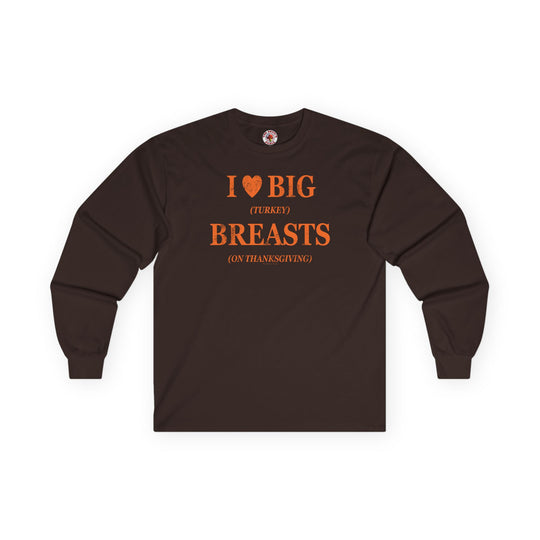 I Heart Big Breasts Long Sleeve Tee