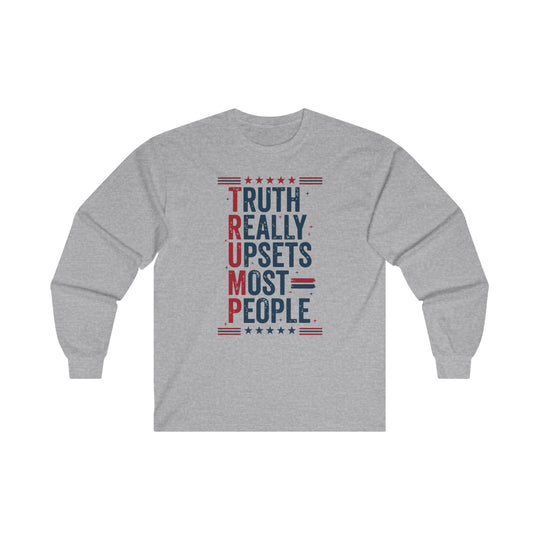 Truth Really Upsets Most People Long Sleeve Tee