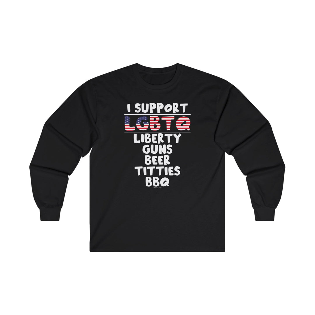 I Support LGBTQ Long Sleeve Tee