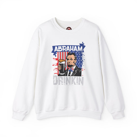 Abraham Drinking Crewneck Sweatshirt