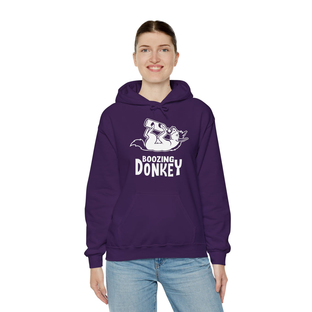 Boozing Donkey Hooded Sweatshirt