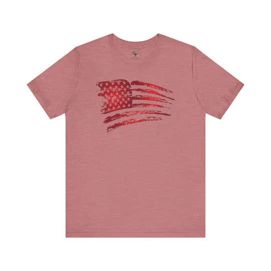 Red American Flag T-Shirt