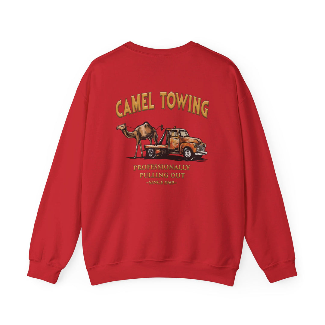 Camel Towing Back Crewneck Sweatshirt