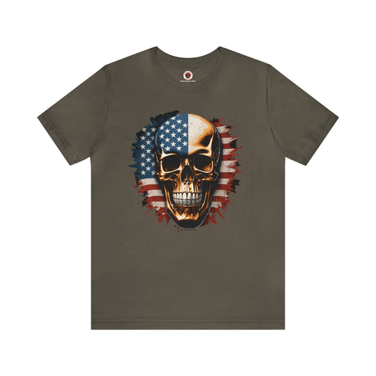 American Flag Skull T-Shirt