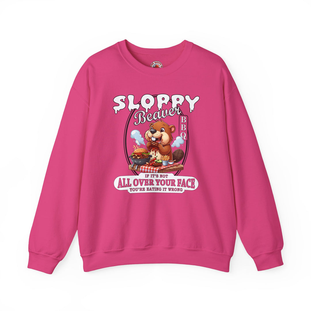 Sloppy Beaver BBQ Crewneck Sweatshirt
