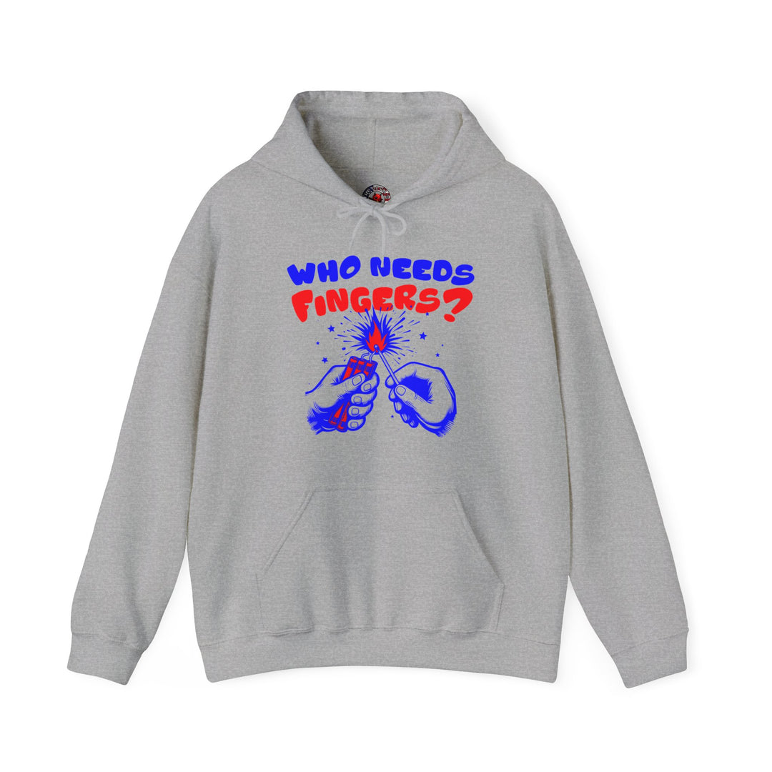 Who Needs Fingers Hooded Sweatshirt