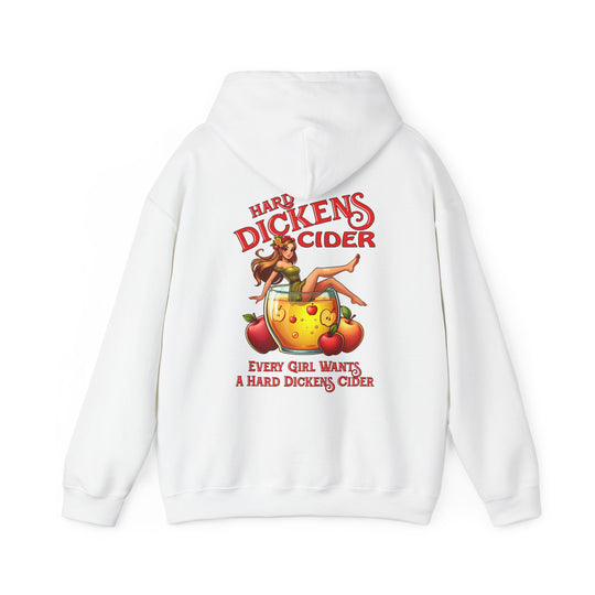 Hard Dickens Cider Front/Back Hooded Sweatshirt