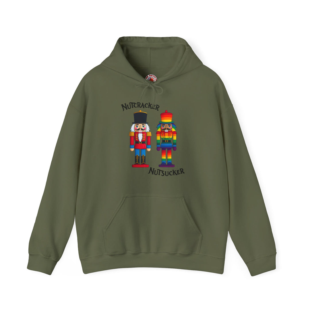 Nutcracker or Nutsucker Hooded Sweatshirt