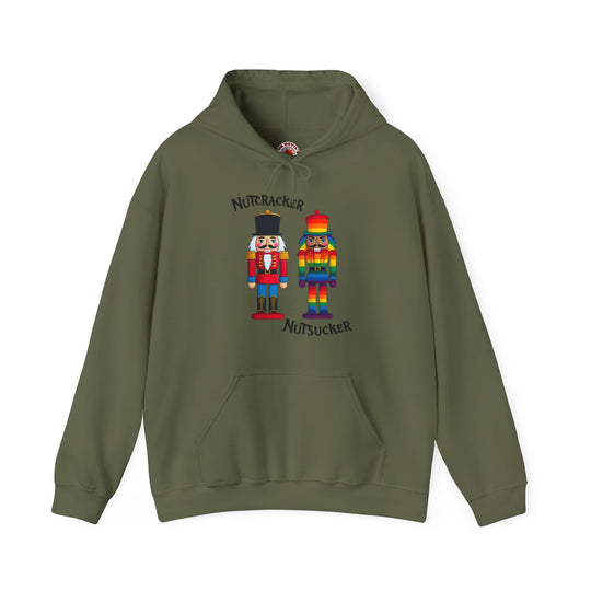 Nutcracker or Nutsucker Hooded Sweatshirt