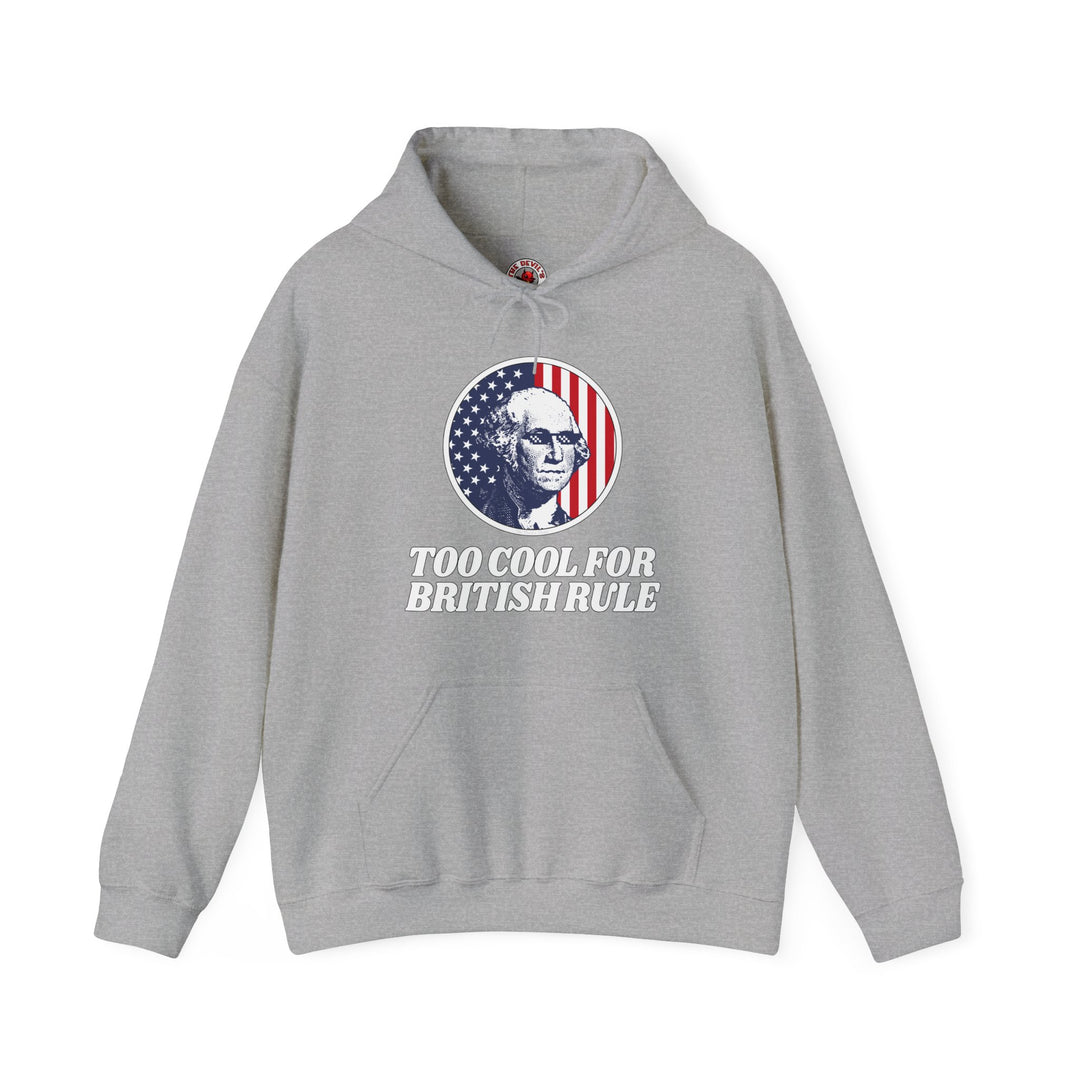 Too Cool For British Rule Hooded Sweatshirt