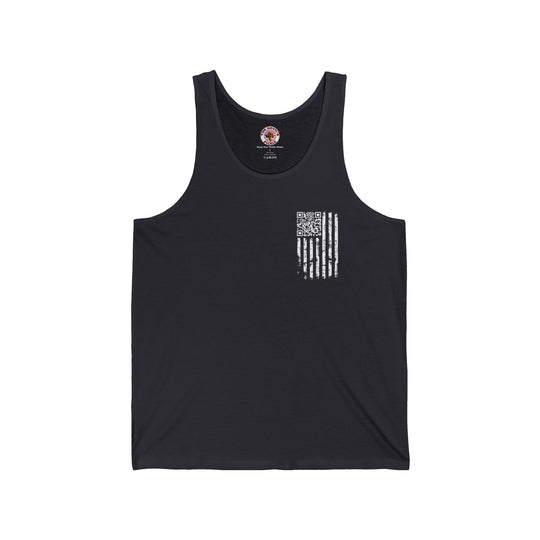 American Flag QR Code Tank Top