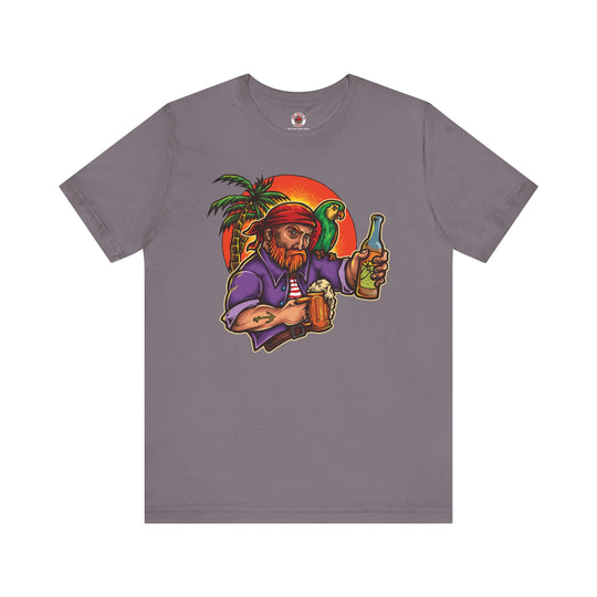 Sunset Pirate Beer T-Shirt