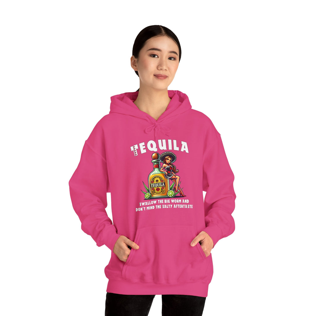 Tequila Swallow The Big Worm Hooded Sweatshirt