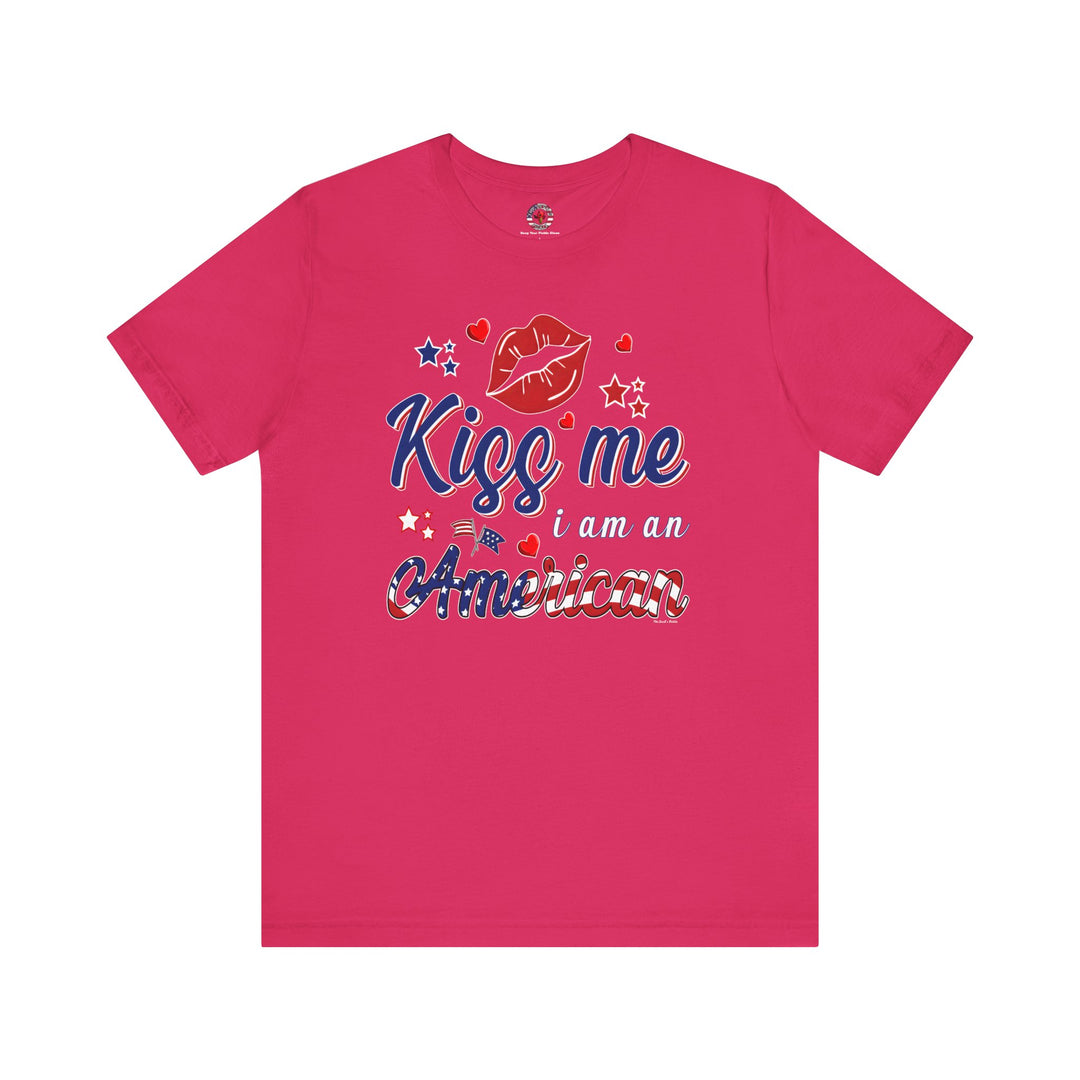 Kiss Me I Am An American T-Shirt