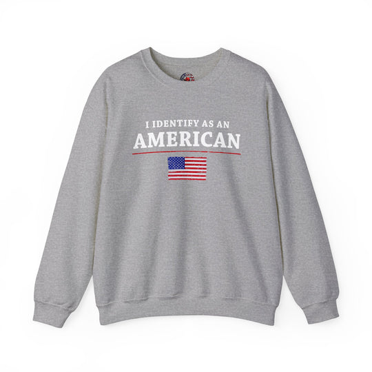 I Identify As An American Crewneck Sweatshirt