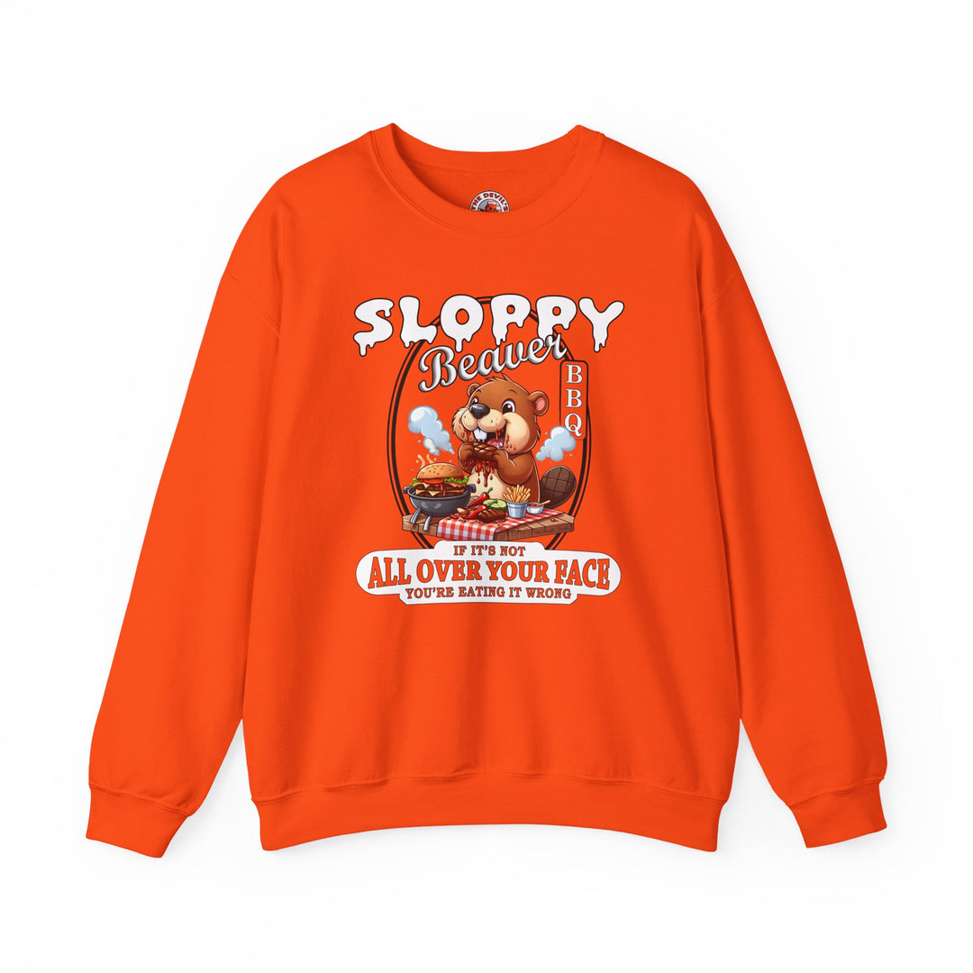 Sloppy Beaver BBQ Crewneck Sweatshirt