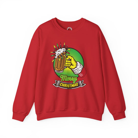 Merry Christmas Beer Crewneck Sweatshirt