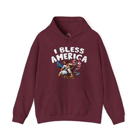 I Bless America Hooded Sweatshirt