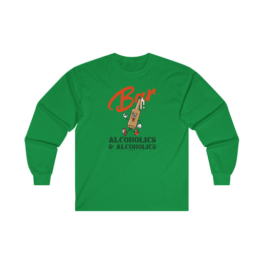 Bar Alcoholics & Alcoholics Long Sleeve Tee