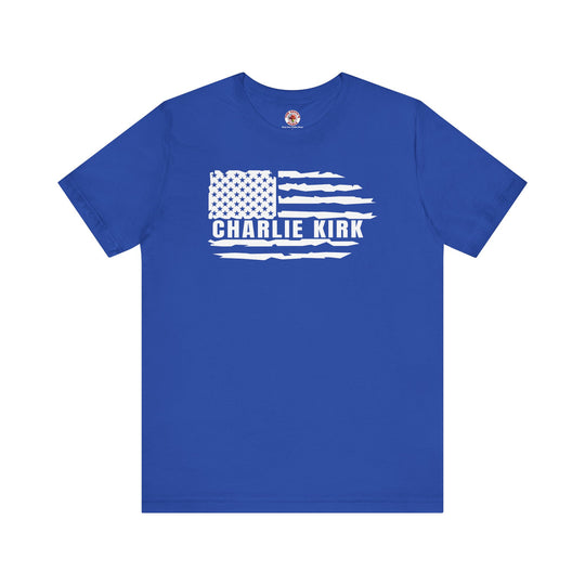 Charlie Kirk Flag T-Shirt
