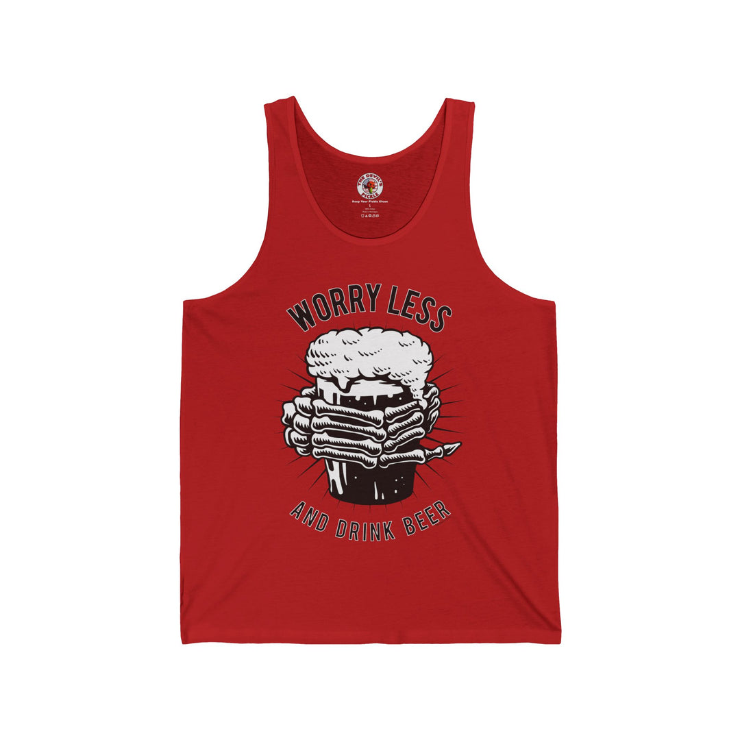 Worry Less and Drink Beer Tank Top