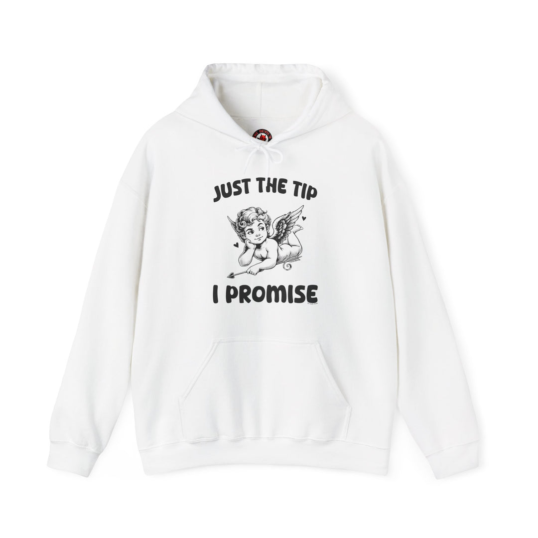 Just The Tip I Promise  V-Day Hooded Sweatshirt