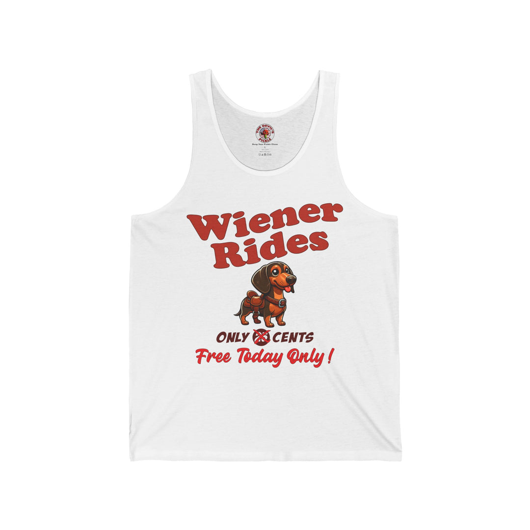 Free Wiener Rides Tank Top