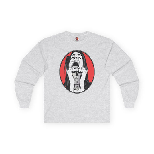Skull Woman Long Sleeve Tee