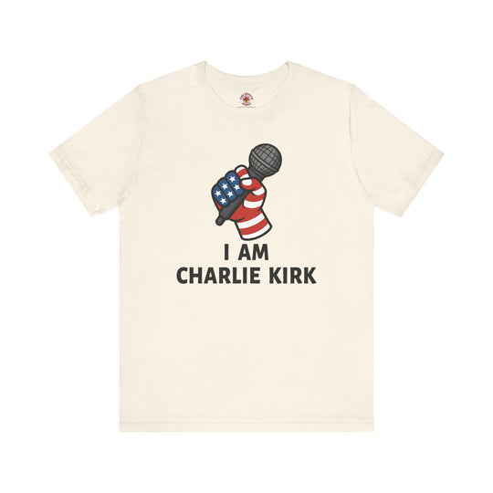 Charlie Kirk Mic T-Shirt