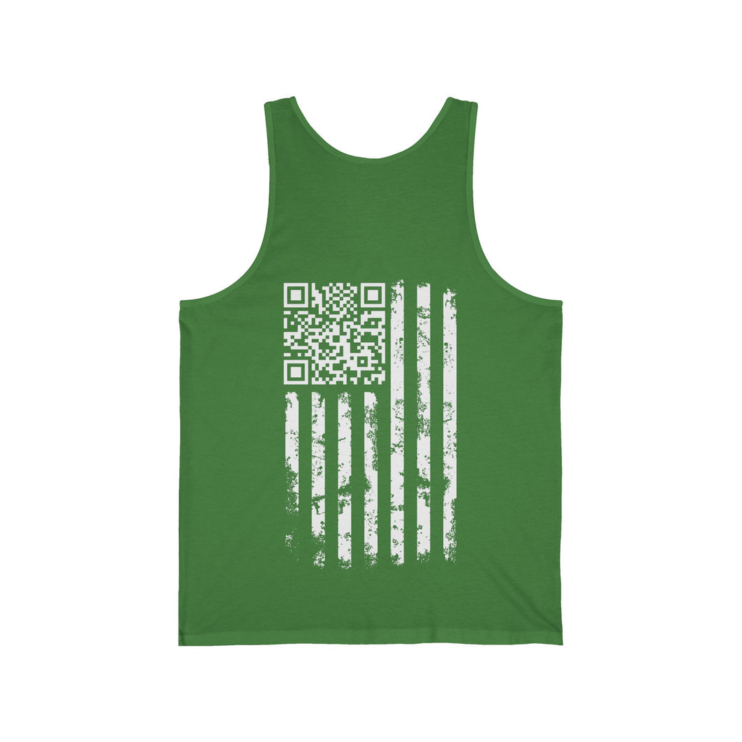American Flag QR Code Tank Top