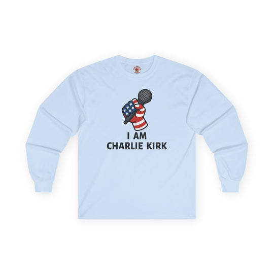 Charlie Kirk Mic Long Sleeve Tee